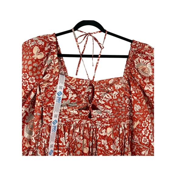 Ulla Johnson dress Alessa floral balloon sleeve size 6 - Picture 8 of 10